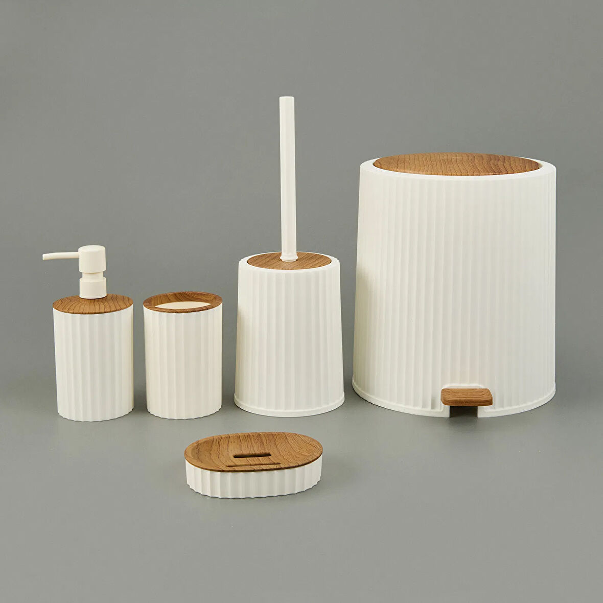 Bath Coliseum 5'li Banyo Seti - Beyaz