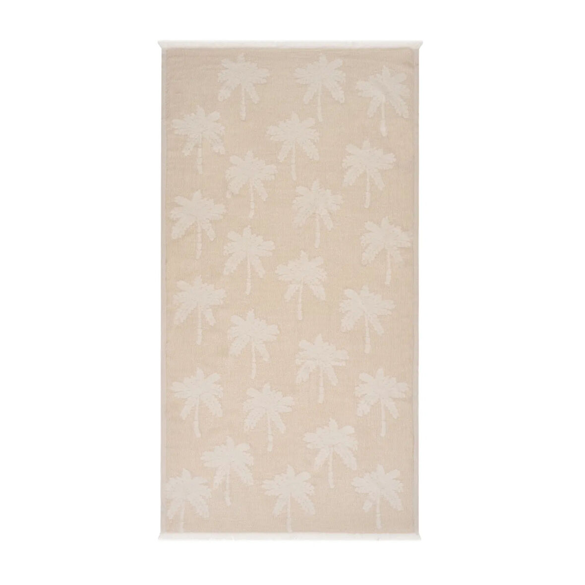 Soft Palm Peştamal - Bej - 90x160 cm