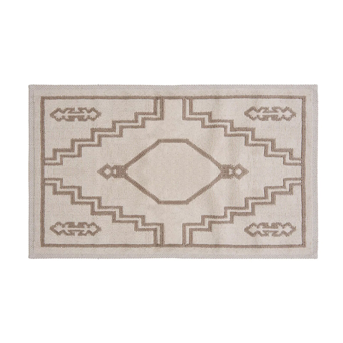 Soft Klas 2'li Banyo Paspası - Ekru / Bej - 60x100 cm + 50x60 cm