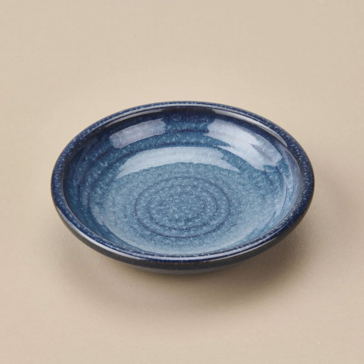 Zest Çukur Tabak - Mavi - 13 cm