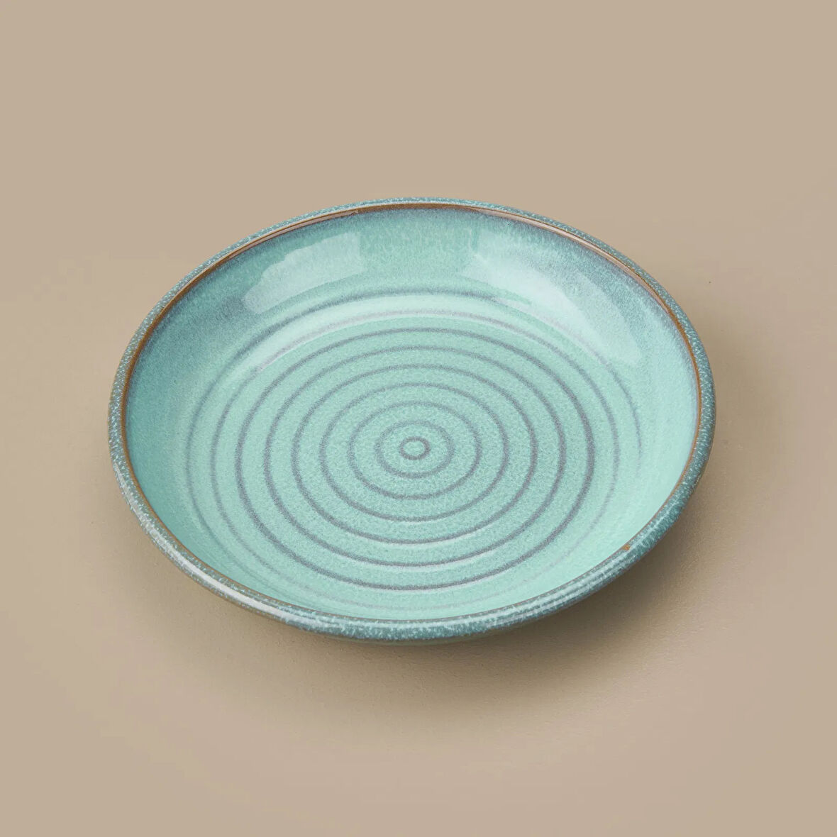 Zest Çukur Tabak - Yeşil - 21 cm