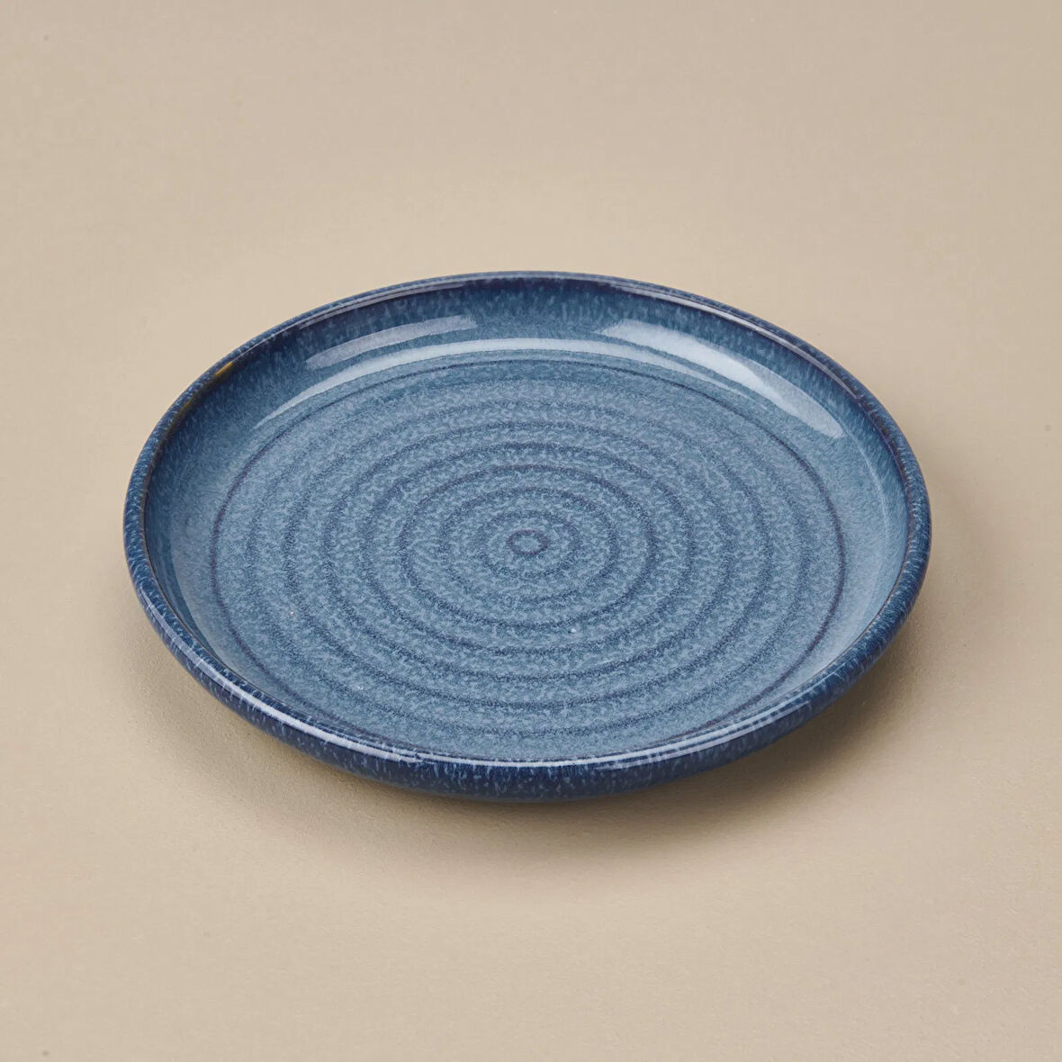 Zest Düz Tabak - Mavi - 21 cm
