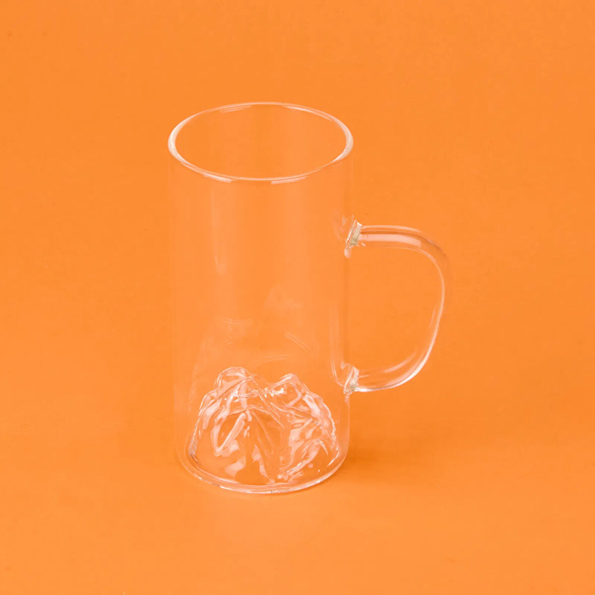 Star Borosilikat Dağlı Kulplu Bardak - Şeffaf - 300 ml