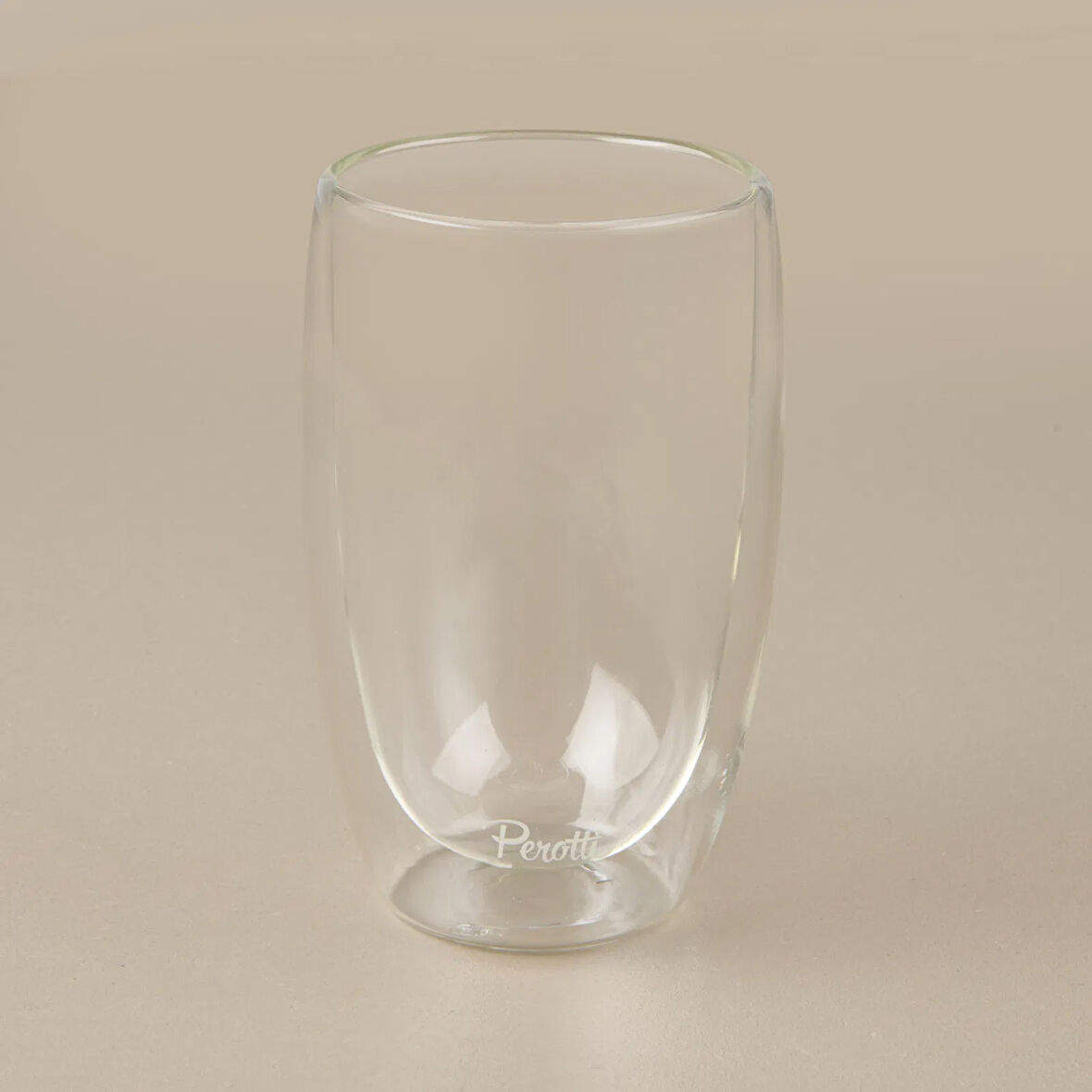 Çift Cidarlı Latte Bardağı - Şeffaf - 450 ml