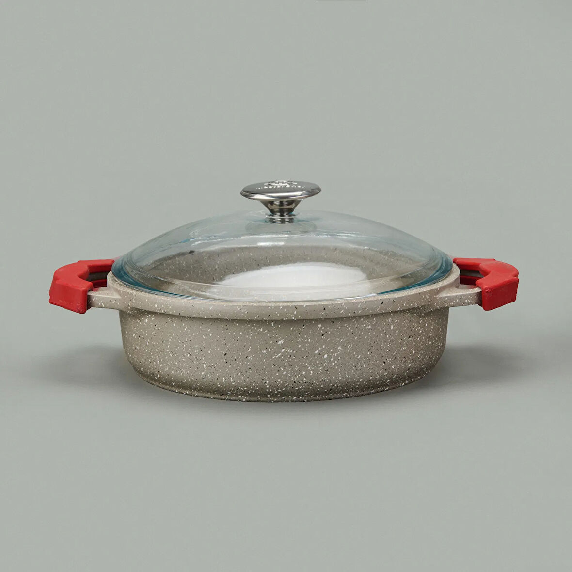 Döküm Karnıyarık Tenceresi - Siyah - 24 cm