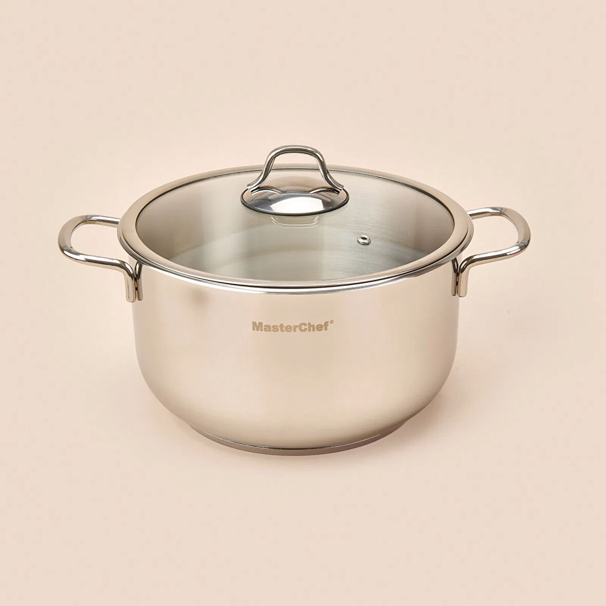 Paslanmaz Çelik Tencere - Gri - 24 cm