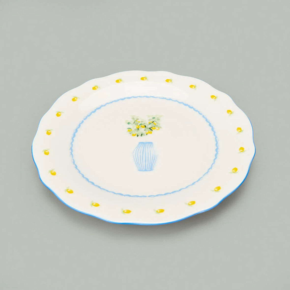 Kitchen Limecello Porselen Pasta Tabağı - Renkli - 20 cm