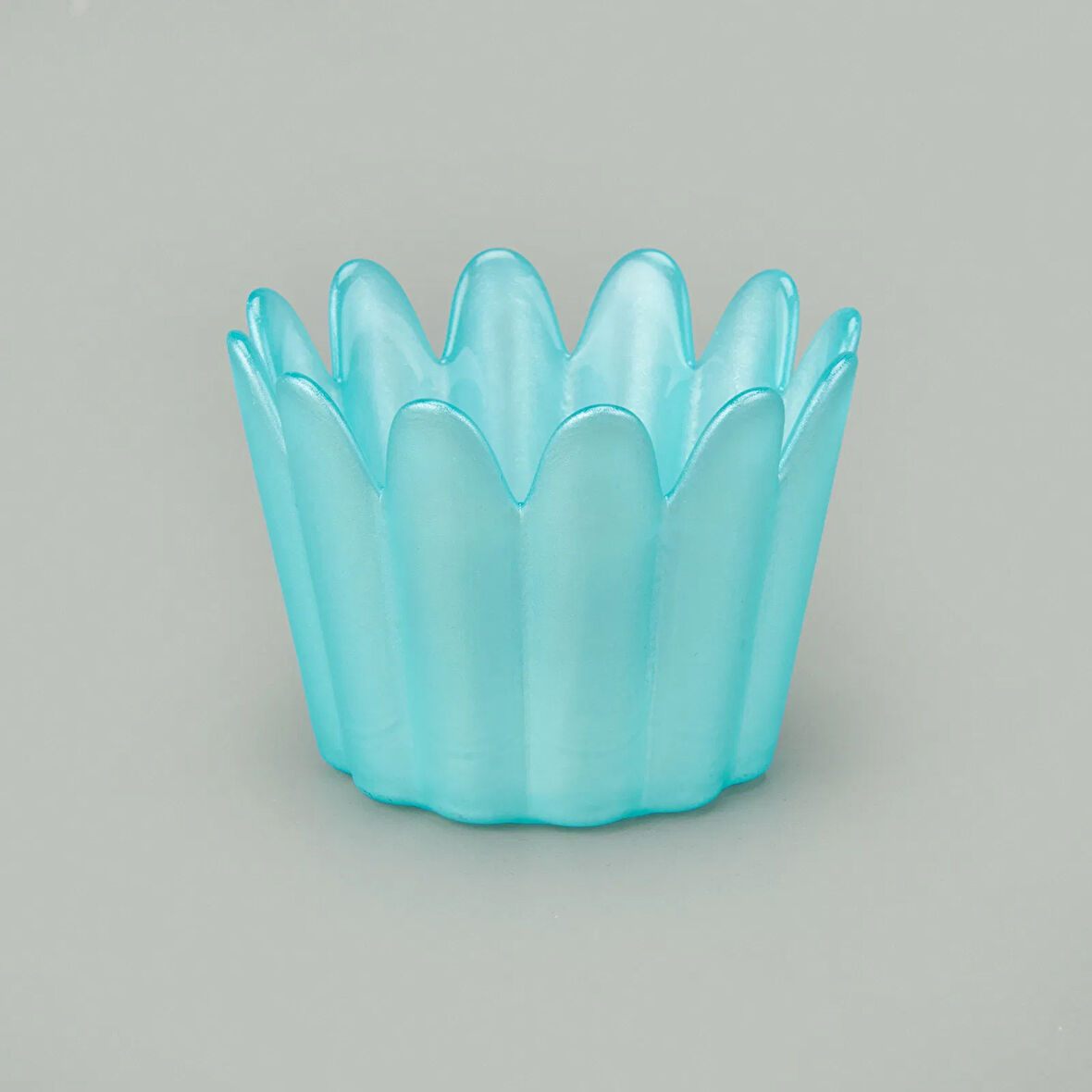 Deco Tulu Mumluk - Turkuaz - 9 cm