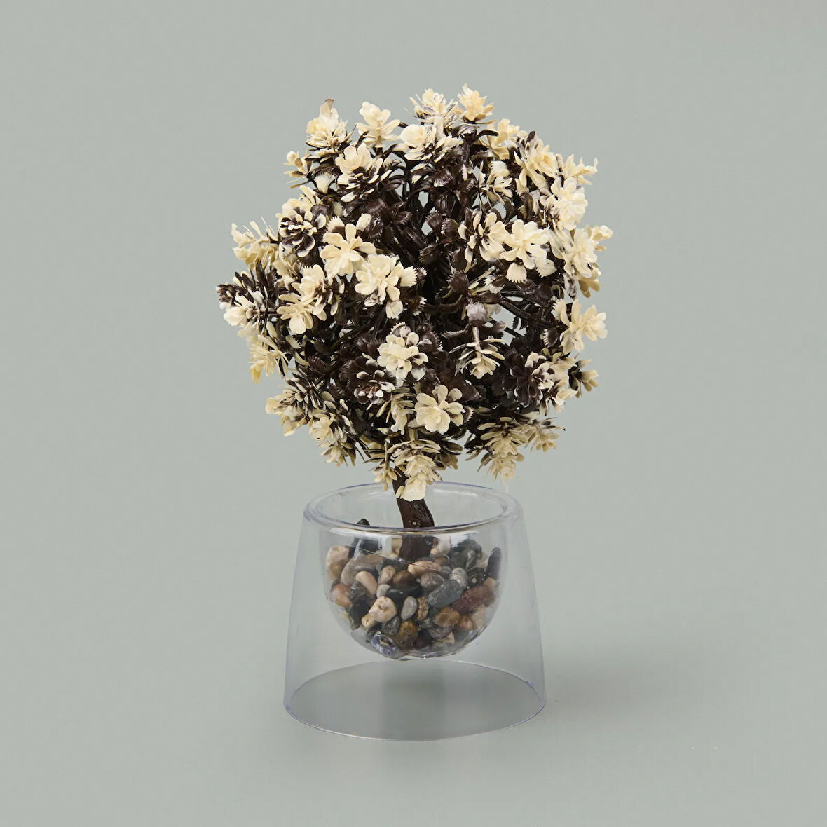 Dekor Yapay Top Ağaç - Asorti - 20x15 cm