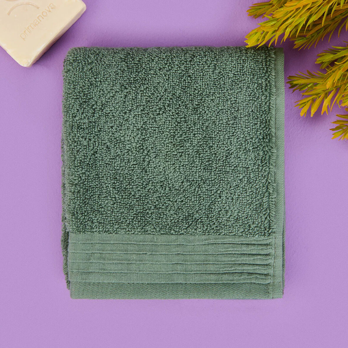 Soft Premium El Havlusu - Haki - 30x50 cm