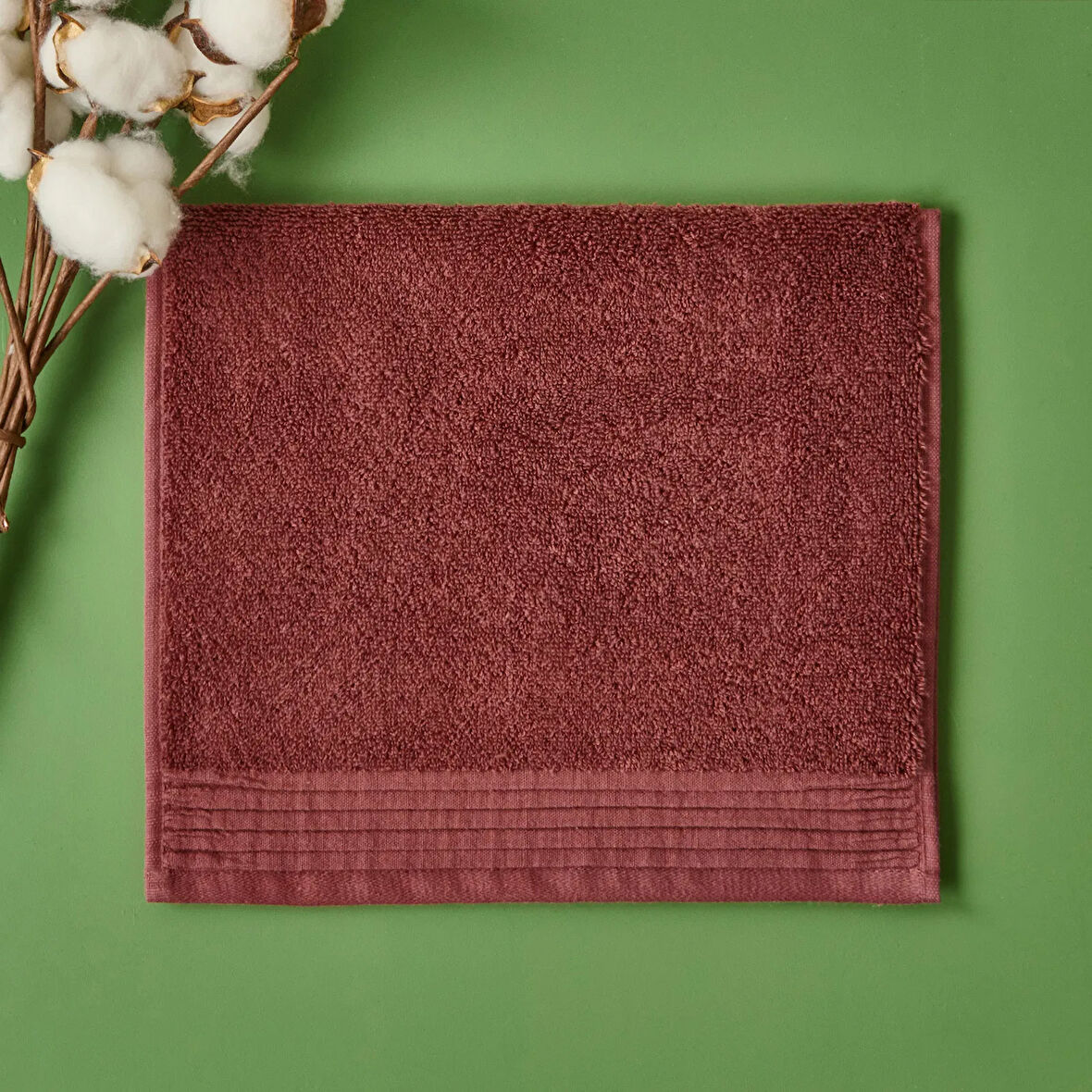 Soft Premium El Havlusu - Bordo - 30x50 cm