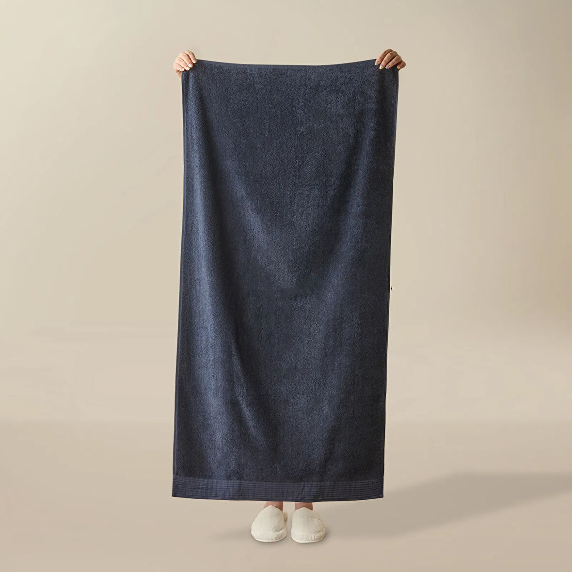 Soft Premium Banyo Havlusu - Lacivert - 70x140 cm