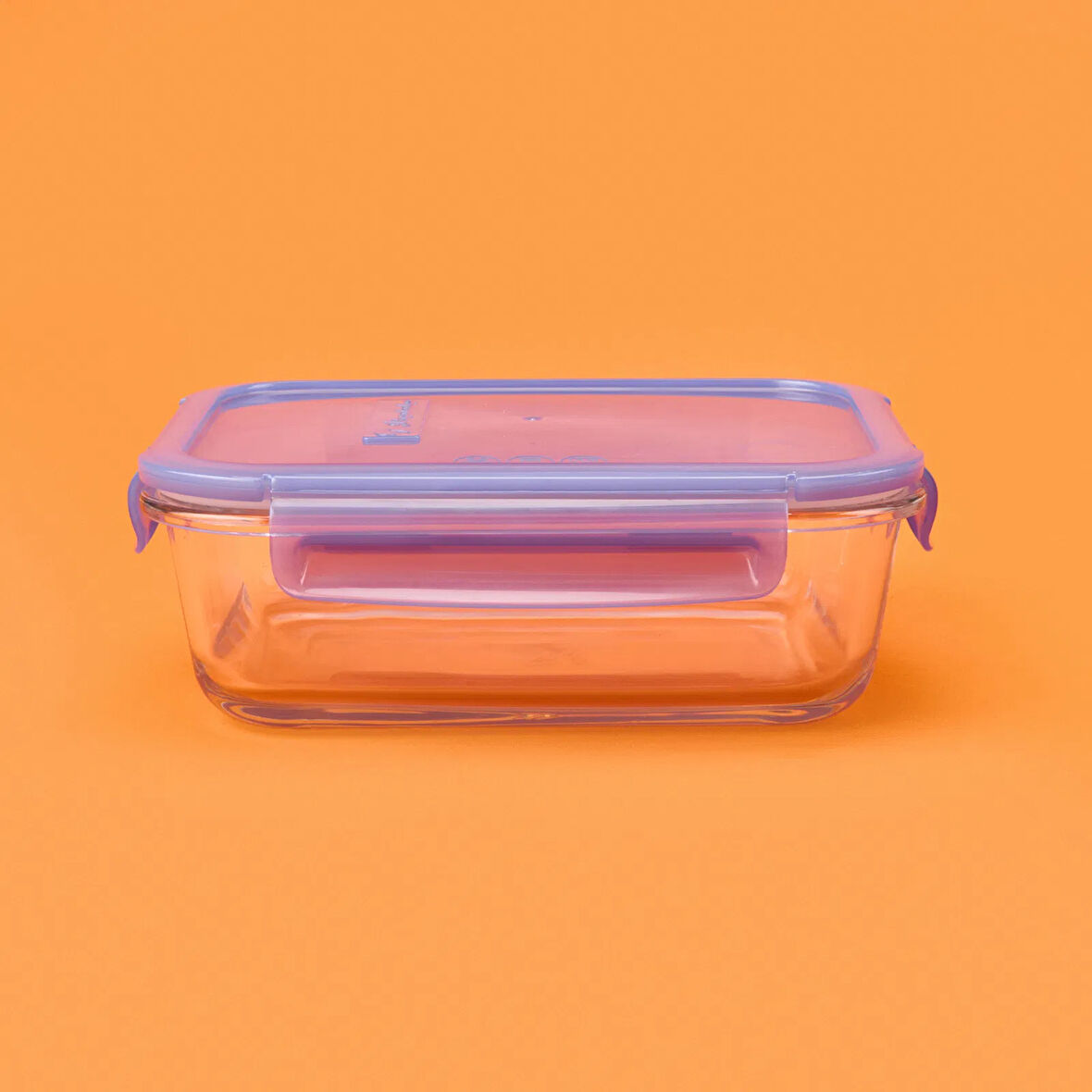 Lockie&Lock Saklama Kabı - Şeffaf / Mavi - 1030 ml