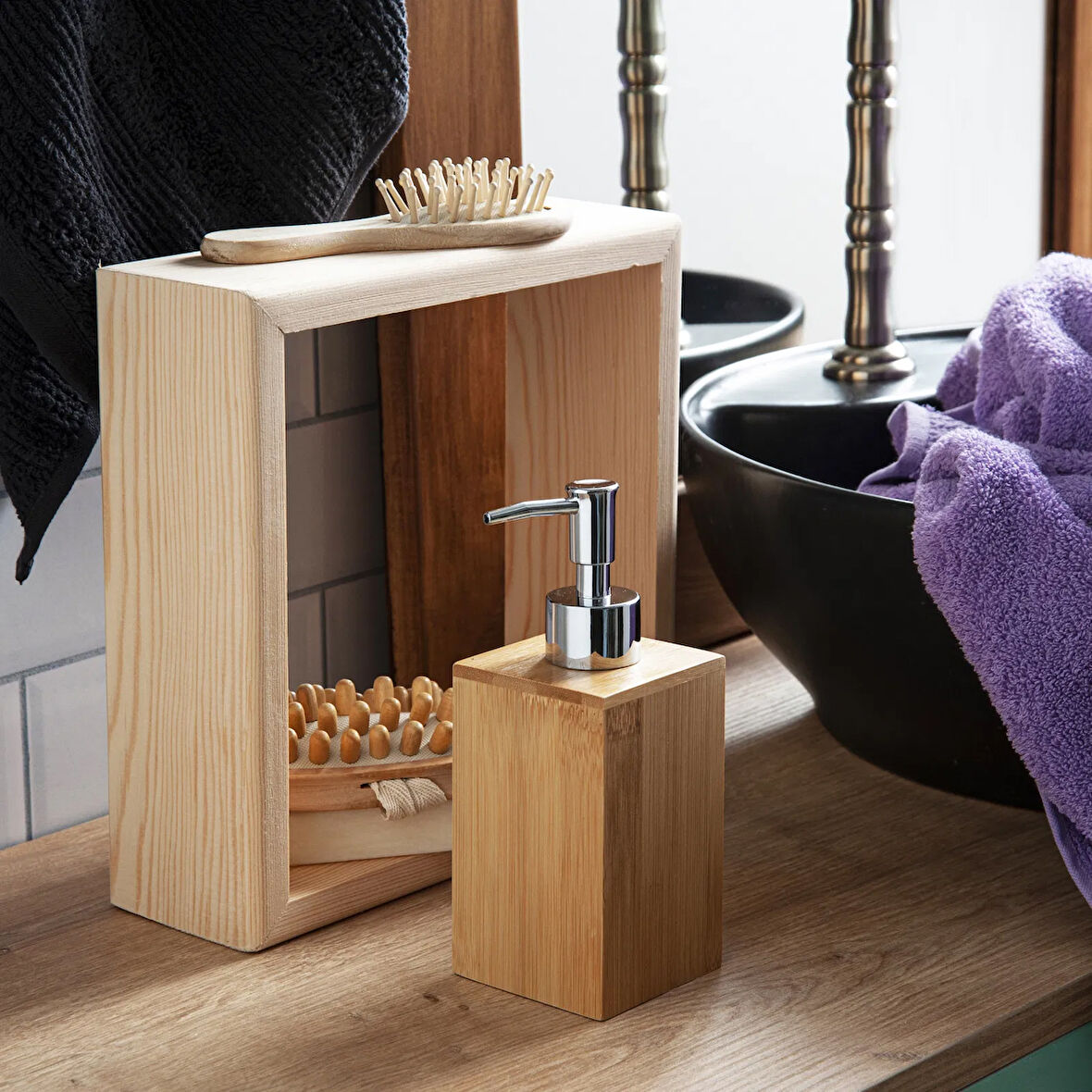 Bambu Sıvı Sabunluk