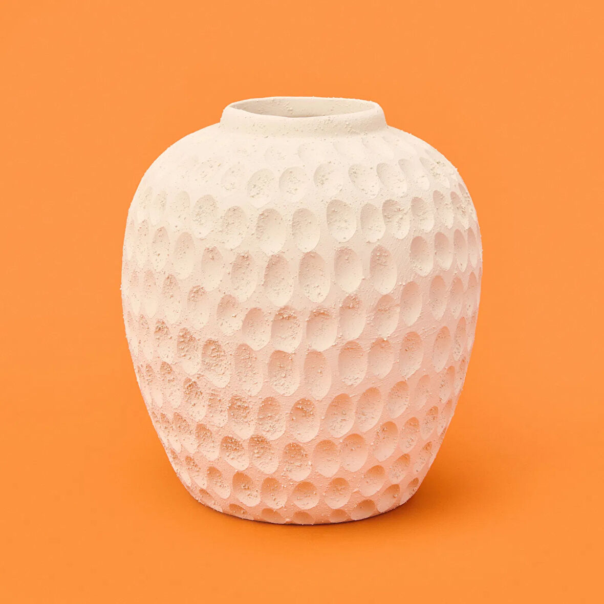 Deco Hermosa Vazo - Bej - 21 cm