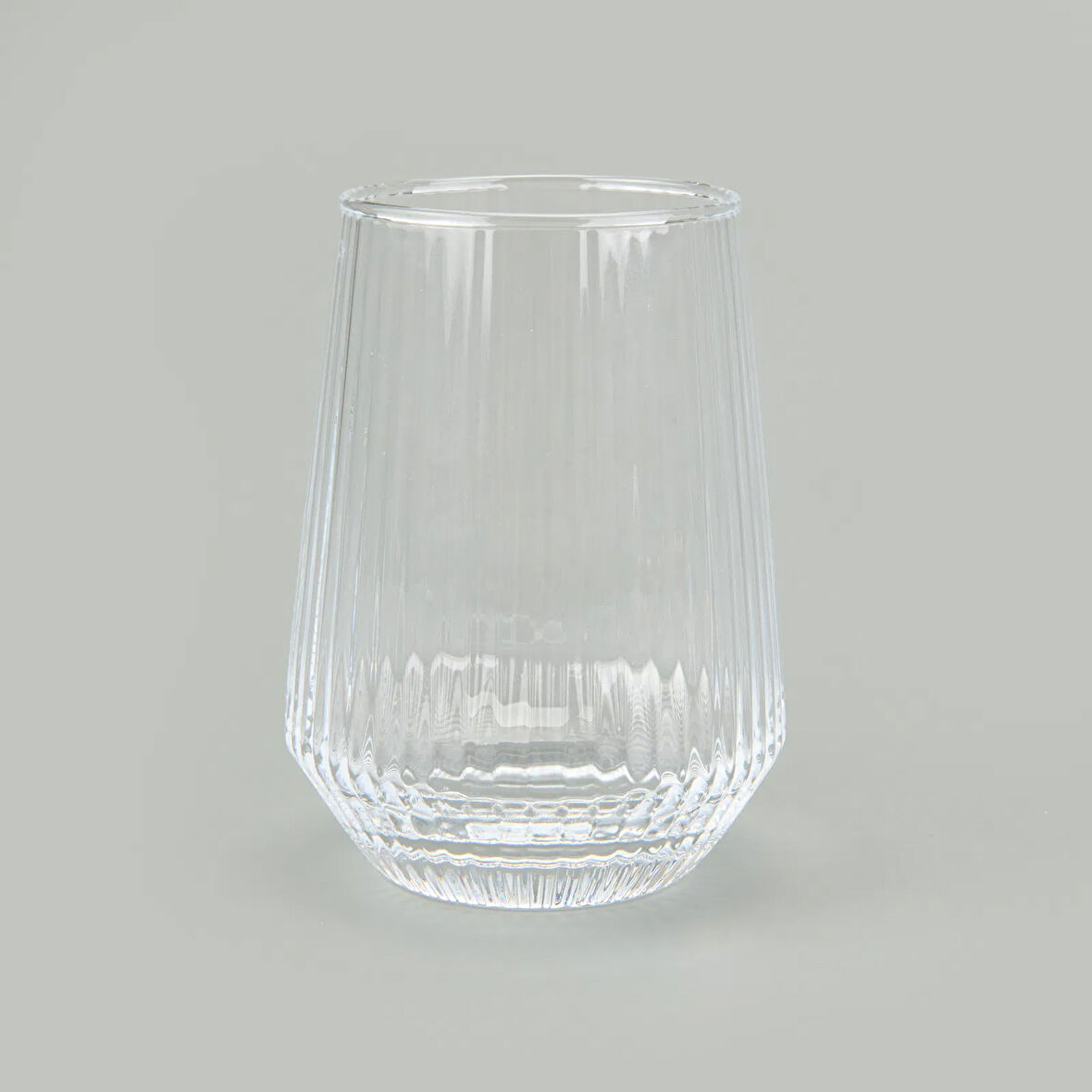 Glass Geniş Cam Bardak - Şeffaf - 390 ml