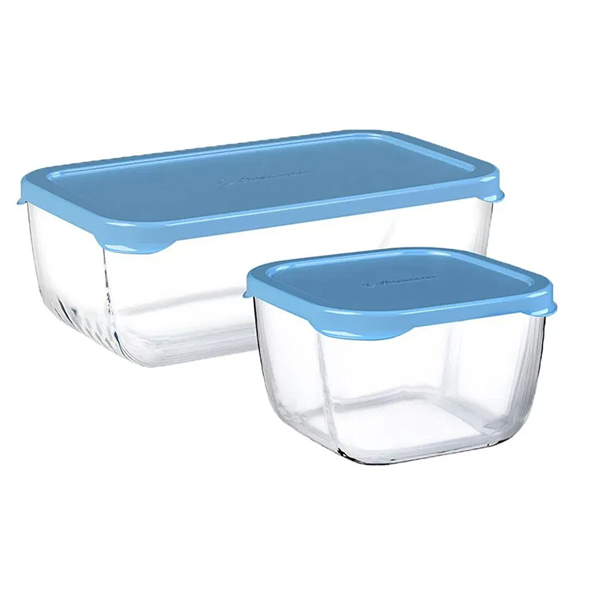 Snowbox 3'lü Saklama Kabı - Mavi