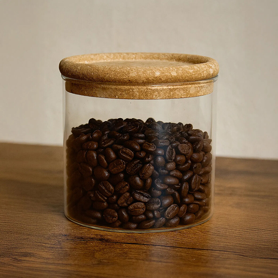 Joseph Cam Kavanoz - Şeffaf / Açık Kahverengi - 800 ml