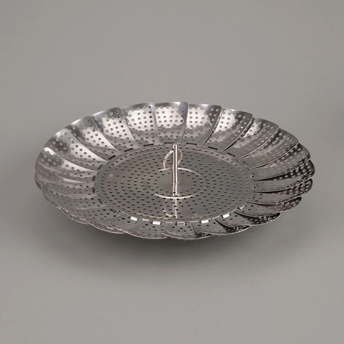 Sebze Haşlama Aparatı - Gri - 28 cm