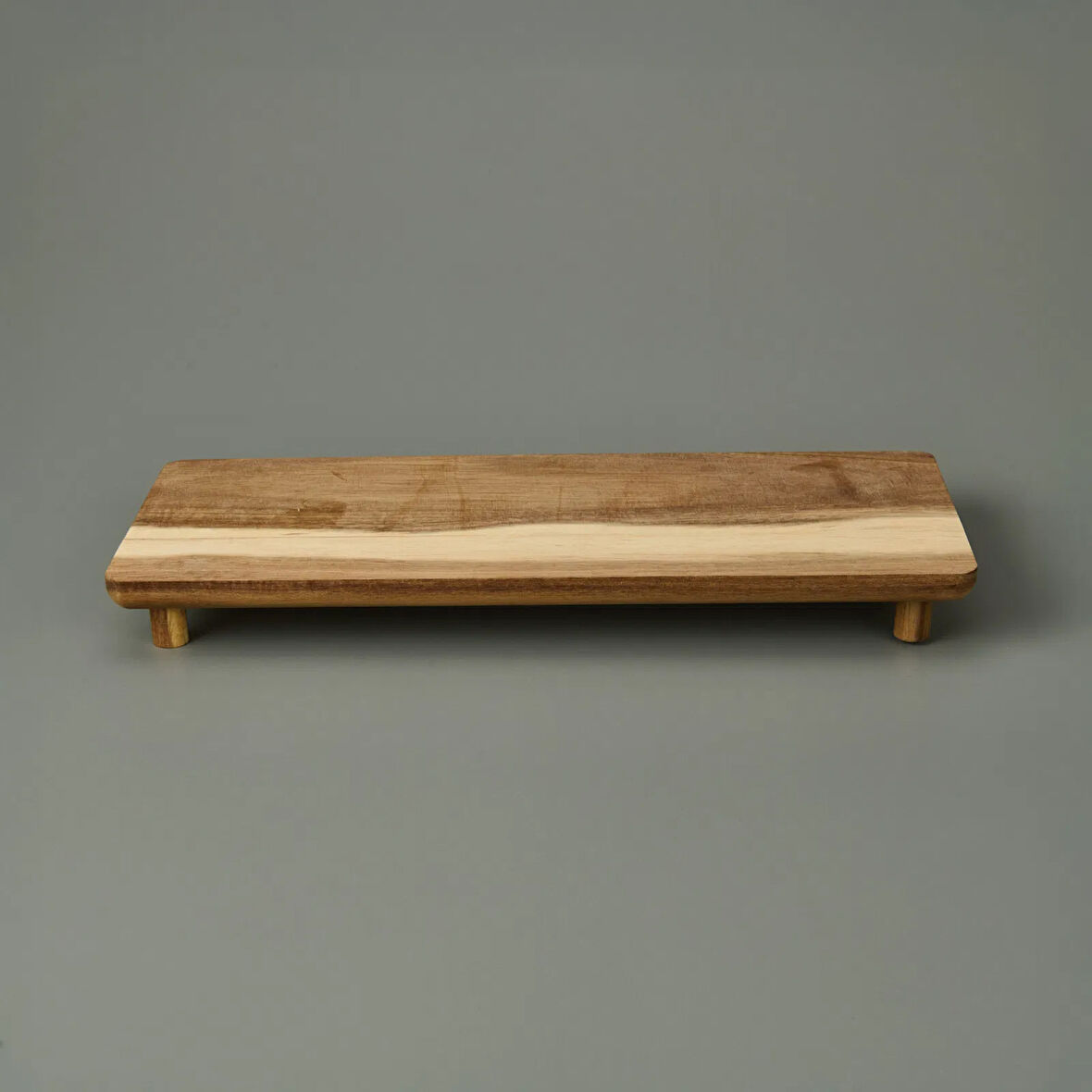 Houseware Ayaklı Sunum Tahtası - Kahverengi - 36x14,5x4 cm