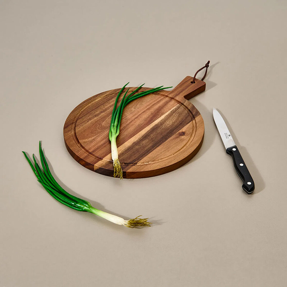 Akasya Kesme Tahtası - Kahverengi - 32x25 cm