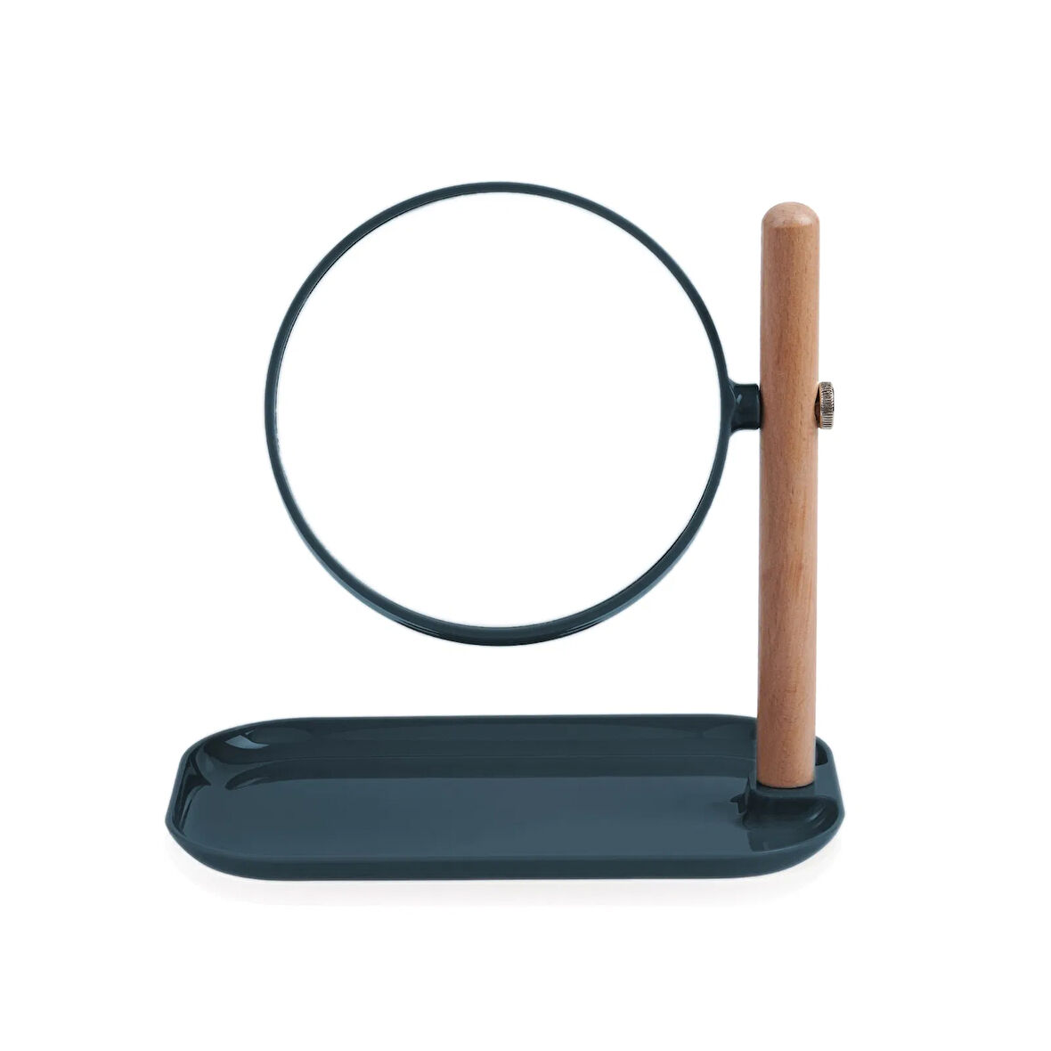 Orginazerli Banyo ve Makyaj Aynası - Antrasit