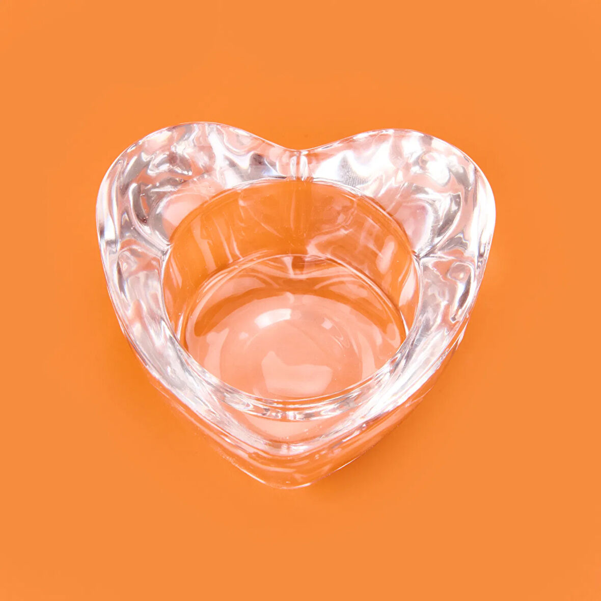 Deco Heart Mumluk - Şeffaf -6,8x2x8 cm