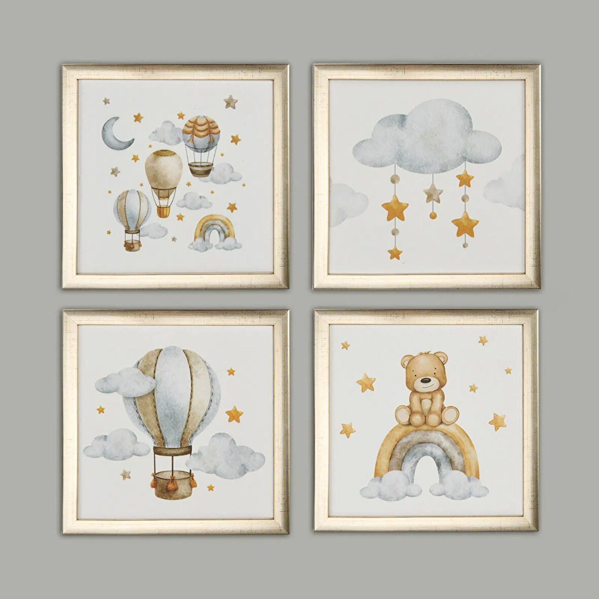 Deco Dream Tablo - Renkli - 28x28 cm