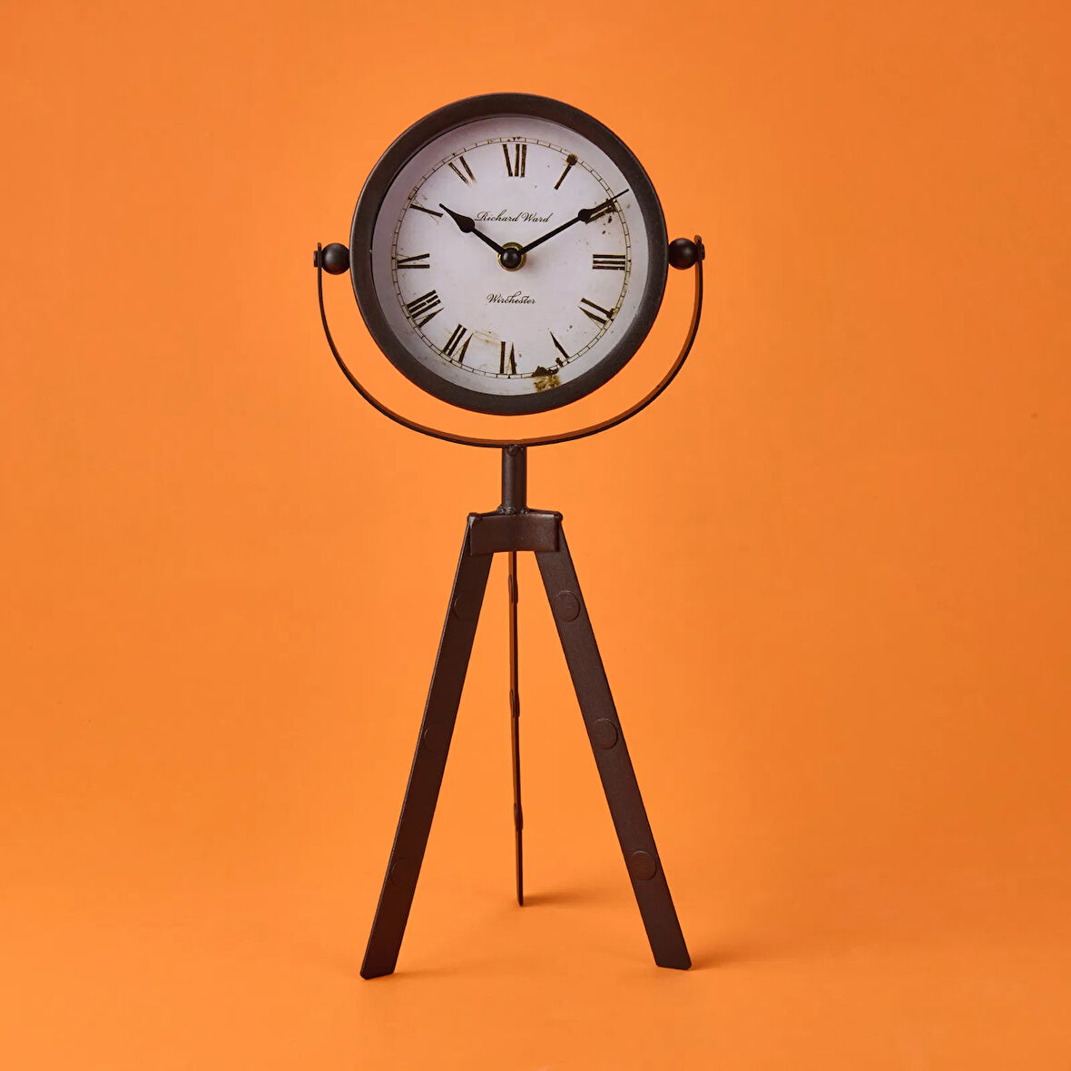 Tripod Masa Saati - Siyah - 19x42 cm