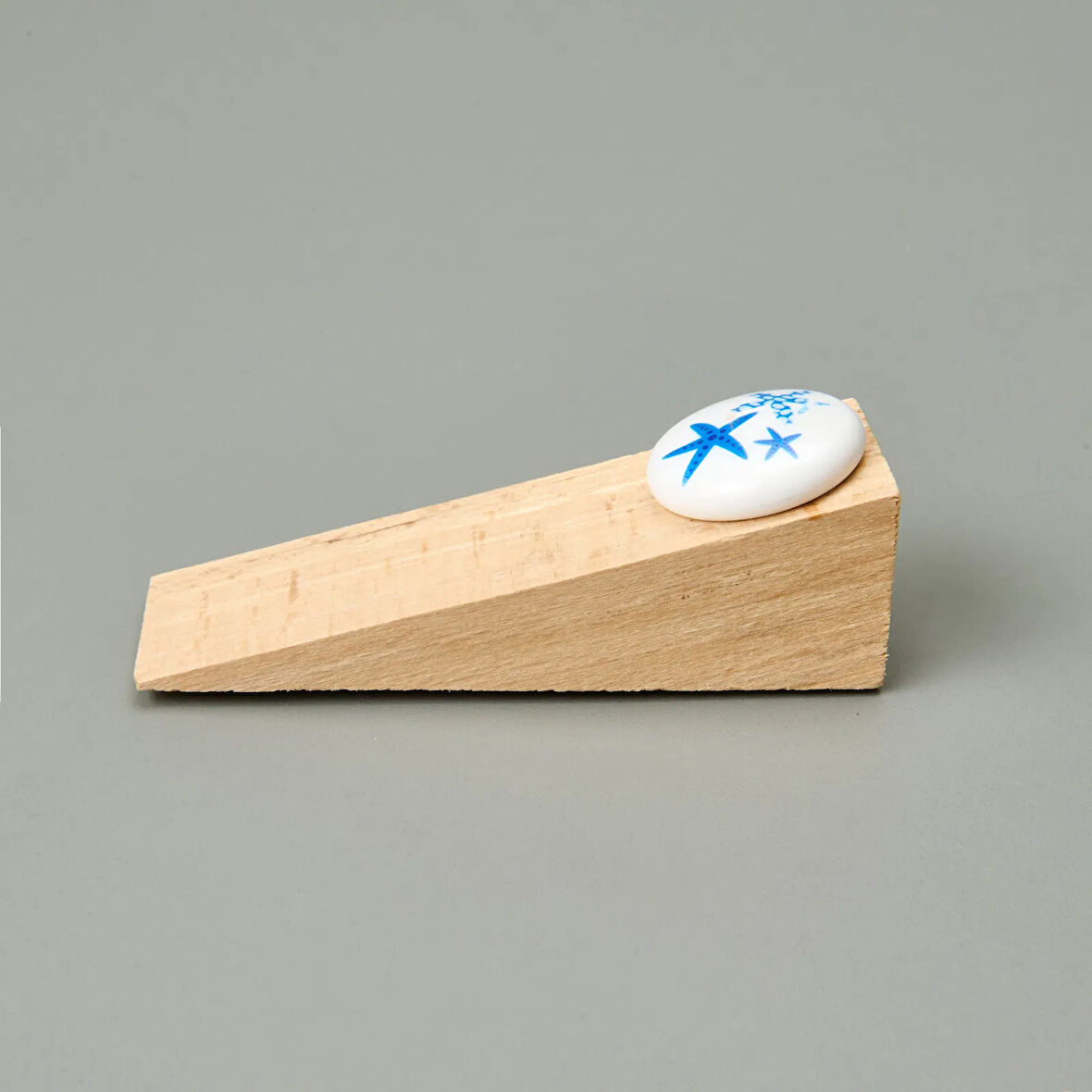 Home Deniz Yıldızı Temalı Kapı Stoperi - Açık Kahverengi