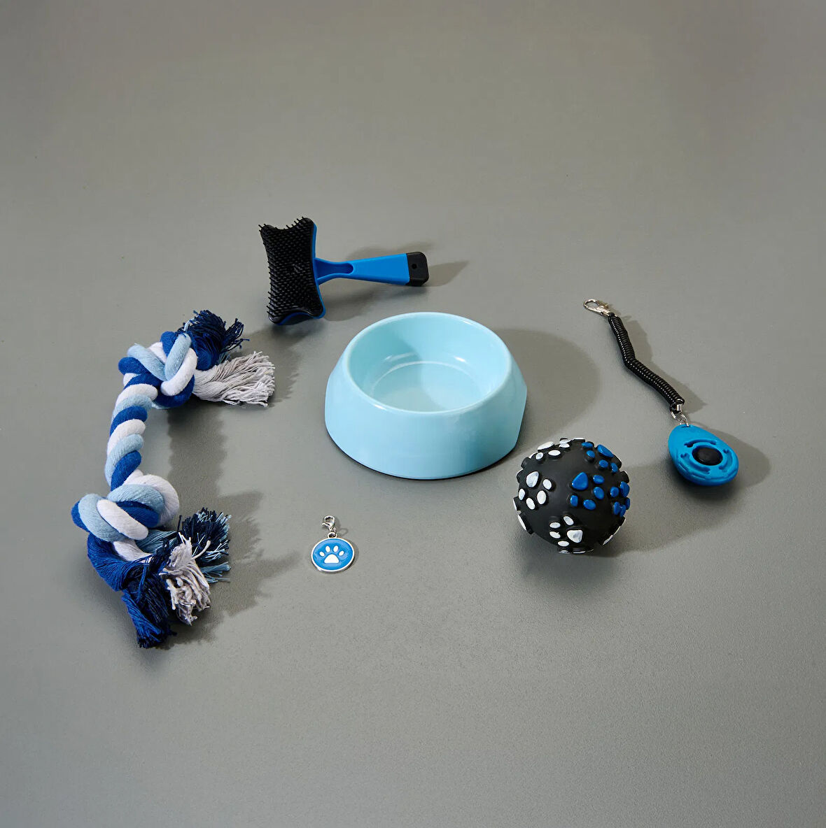 6'lı Pet Bakım Kiti - Mavi