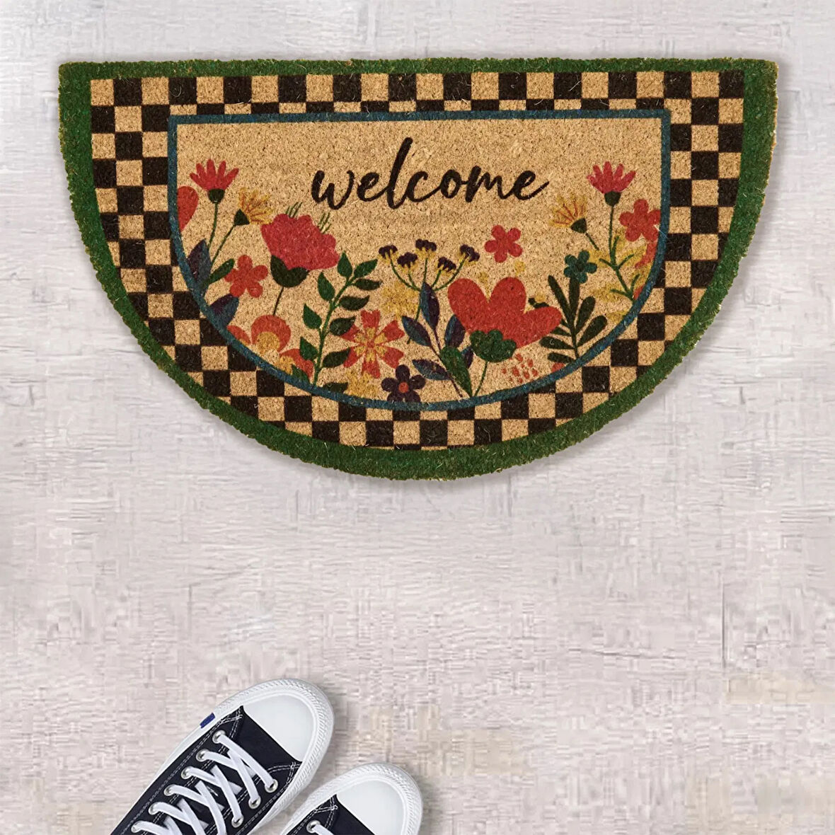 Home Lezione Koko Kapı Önü Paspası - Renkli - 45x75 cm