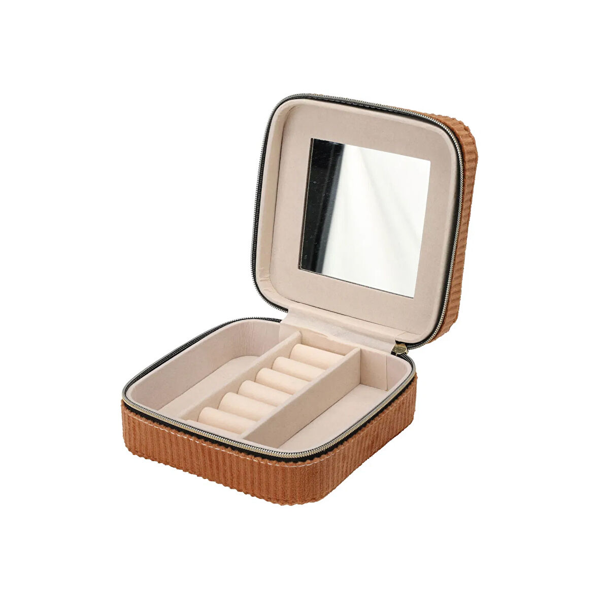 Kare Takı Organizer Kutusu - Asorti - 12x12x5 cm