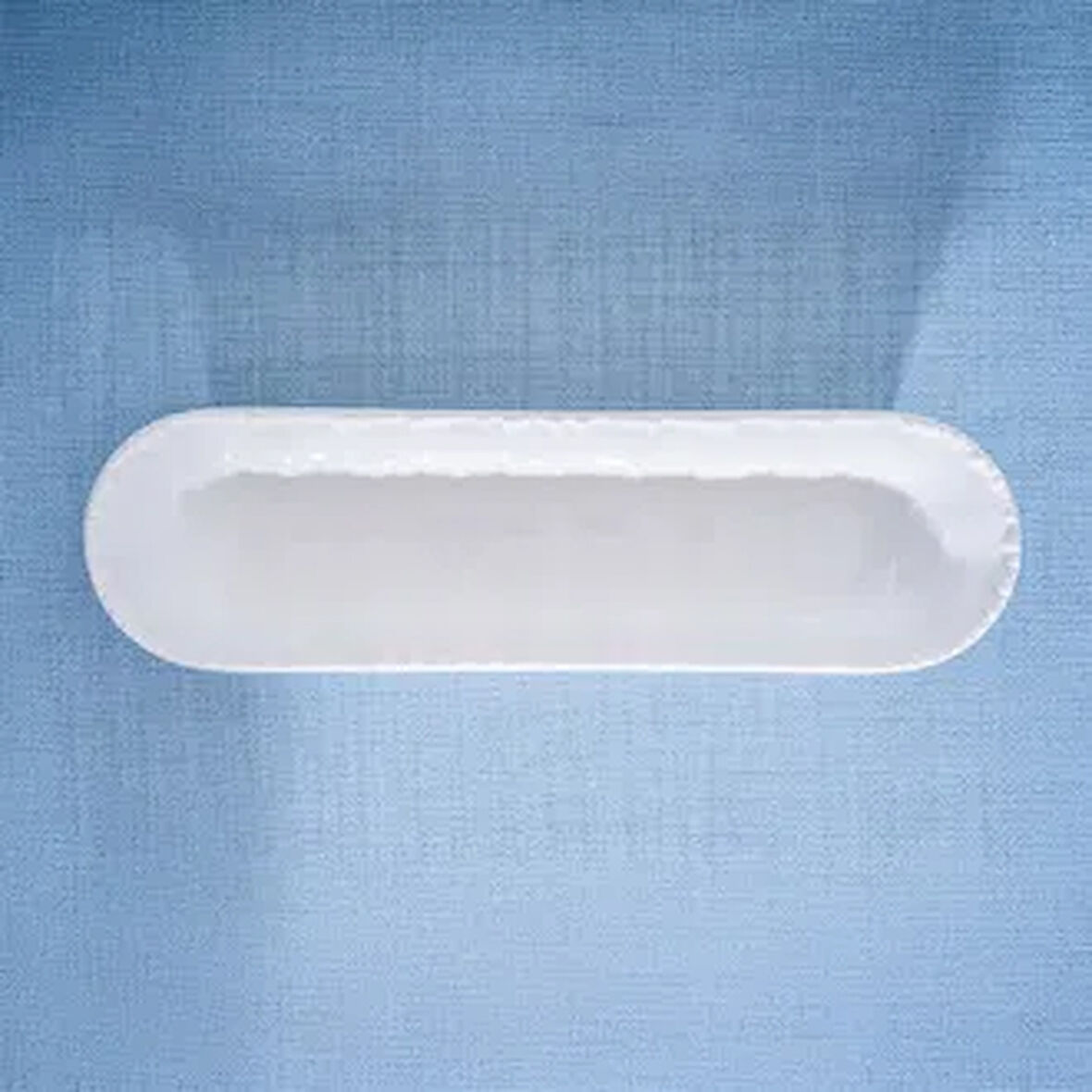 Milano Zeytin Tabağı - Kırık Beyaz - 26 cm