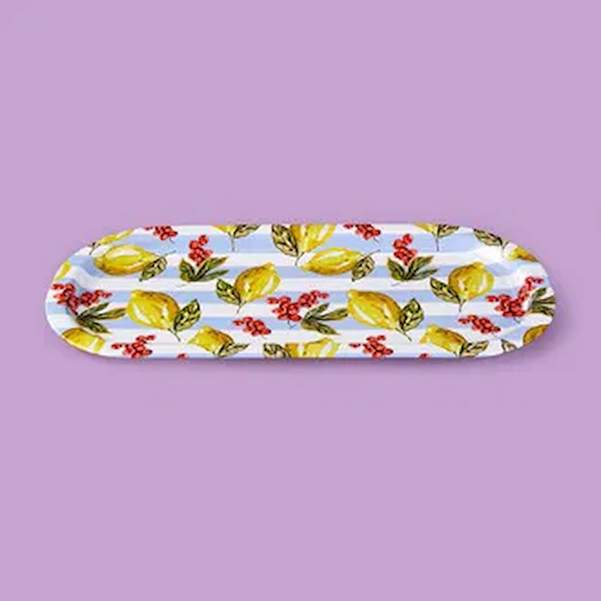 Limecello Sunumluk Tepsi - Renkli - 34,9x15,9 cm