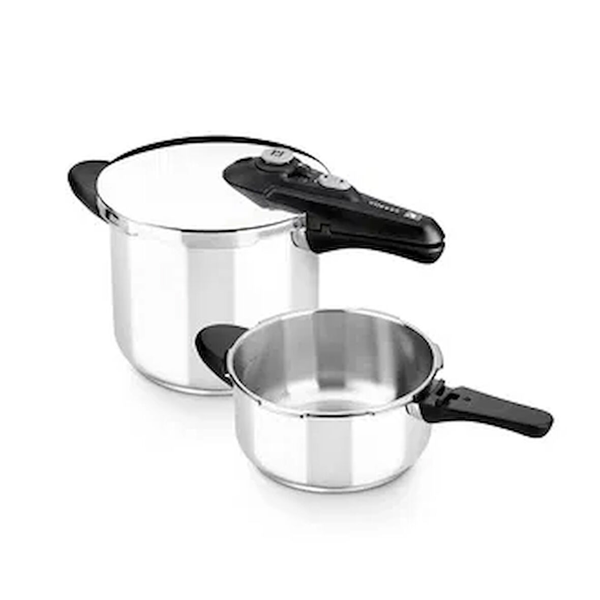 Düdüklü Tencere - Gri - 7 lt + 4 lt