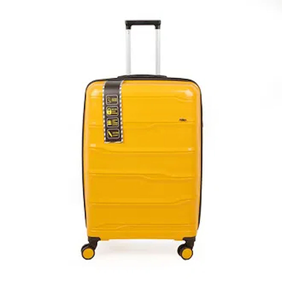 PP Büyük Boy Valiz - Hardal - 77x45x32 cm