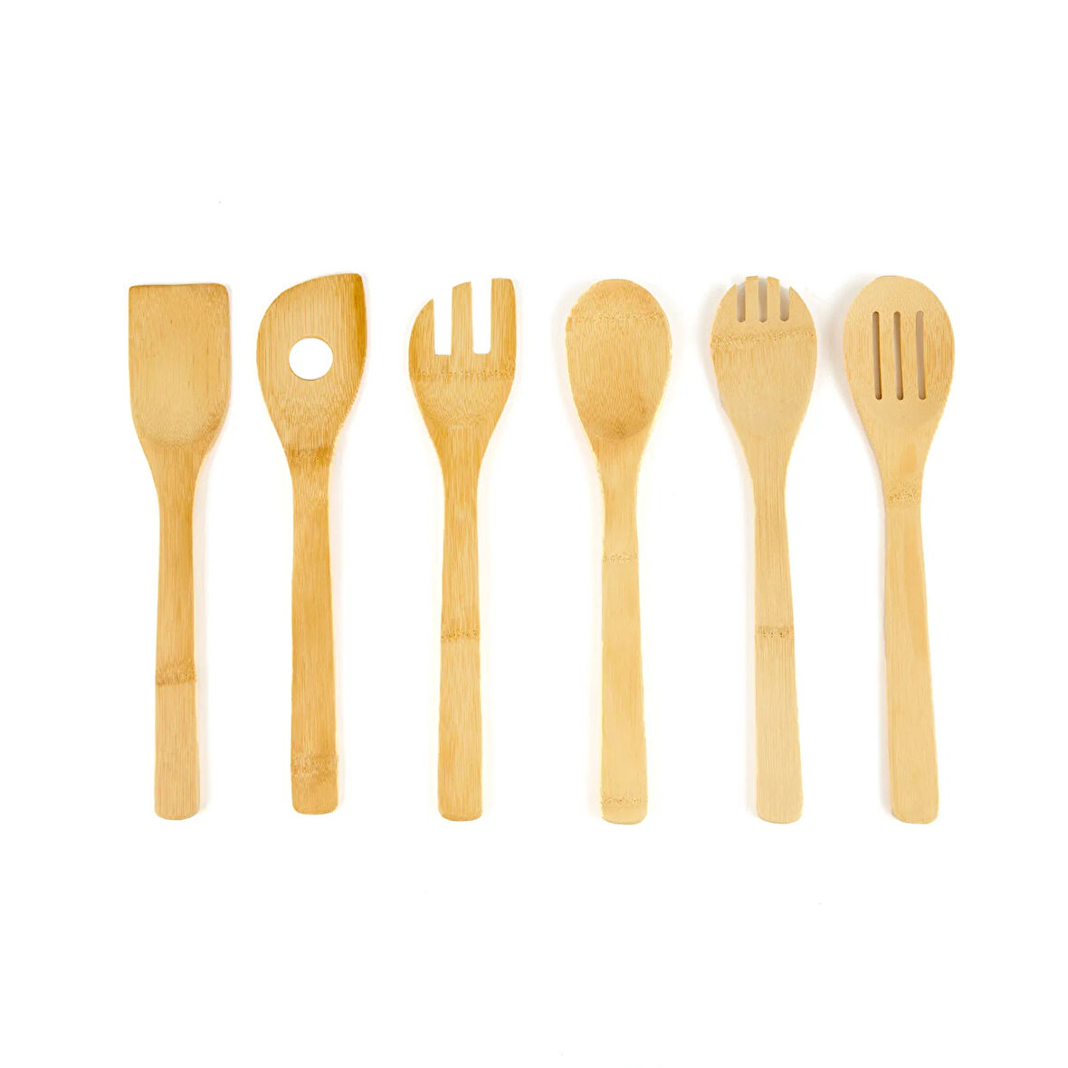 Ravioli 7 Parça Kaşık Seti - Kahverengi