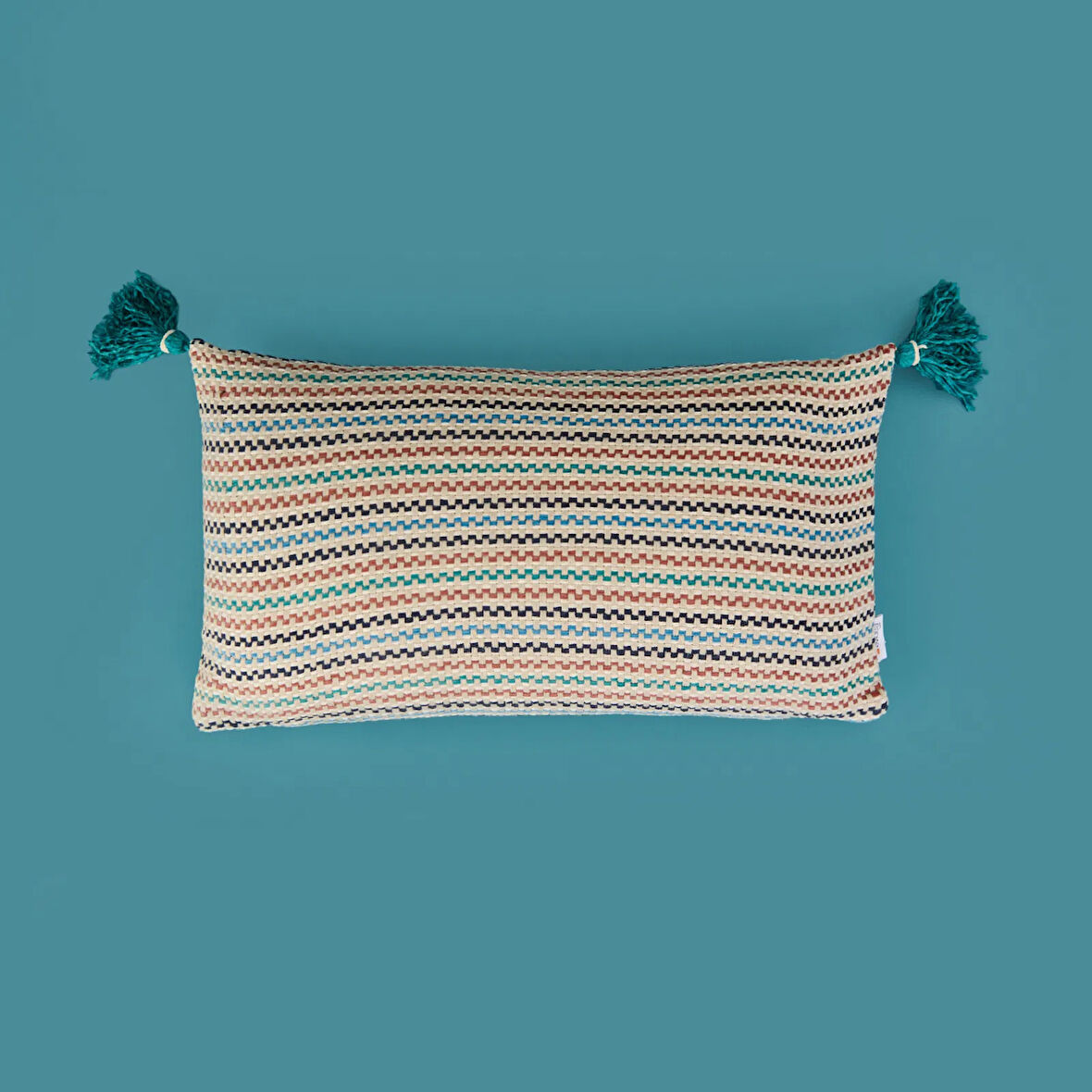 Soft Shiny Kırlent - Renkli - 30x50 cm