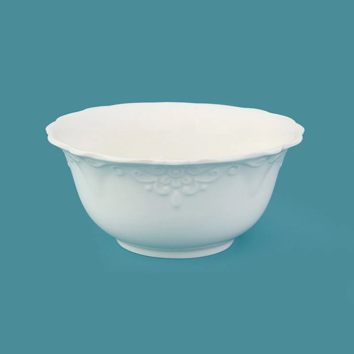 King Salata Kasesi - Kırık Beyaz - 20 cm