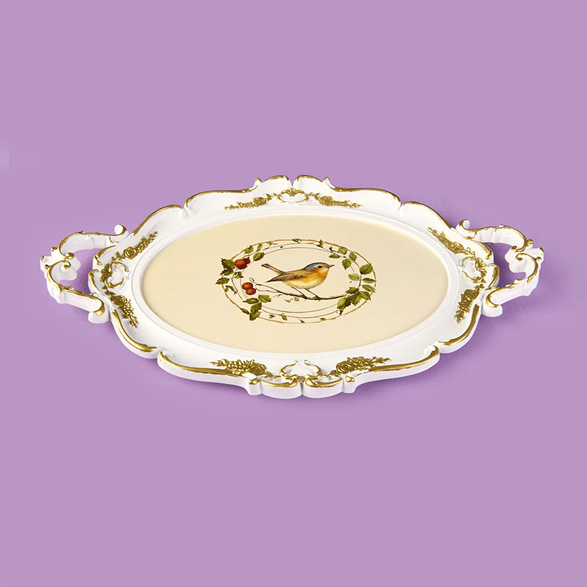 Kitchen Birdy Hürrem Tepsi - Renkli - 48 cm