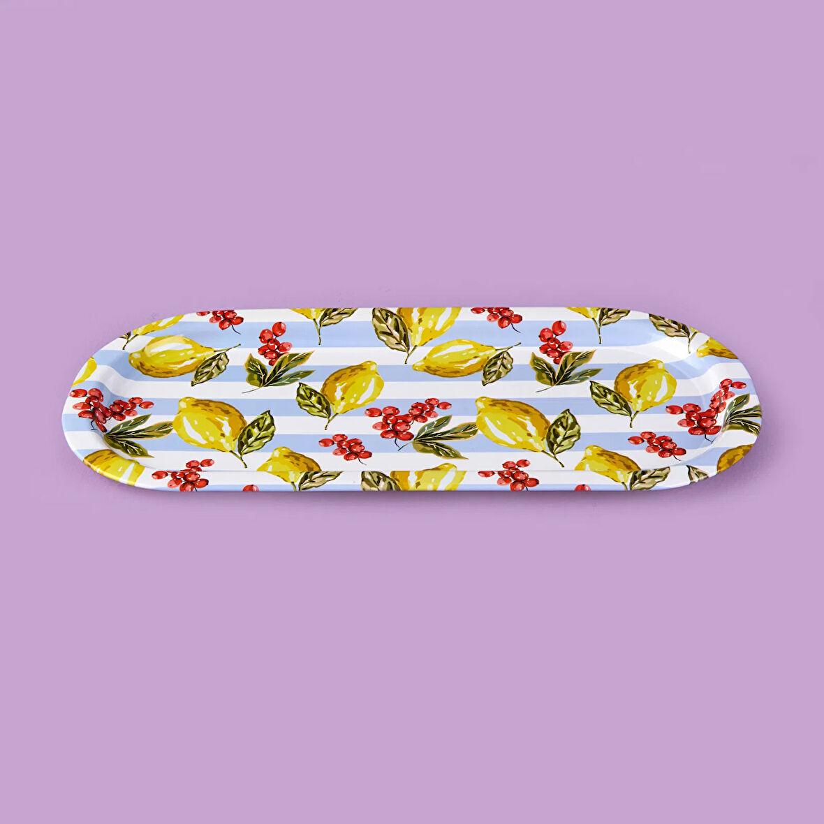 Limecello Sunumluk Tepsi - Renkli - 34,9x15,9 cm