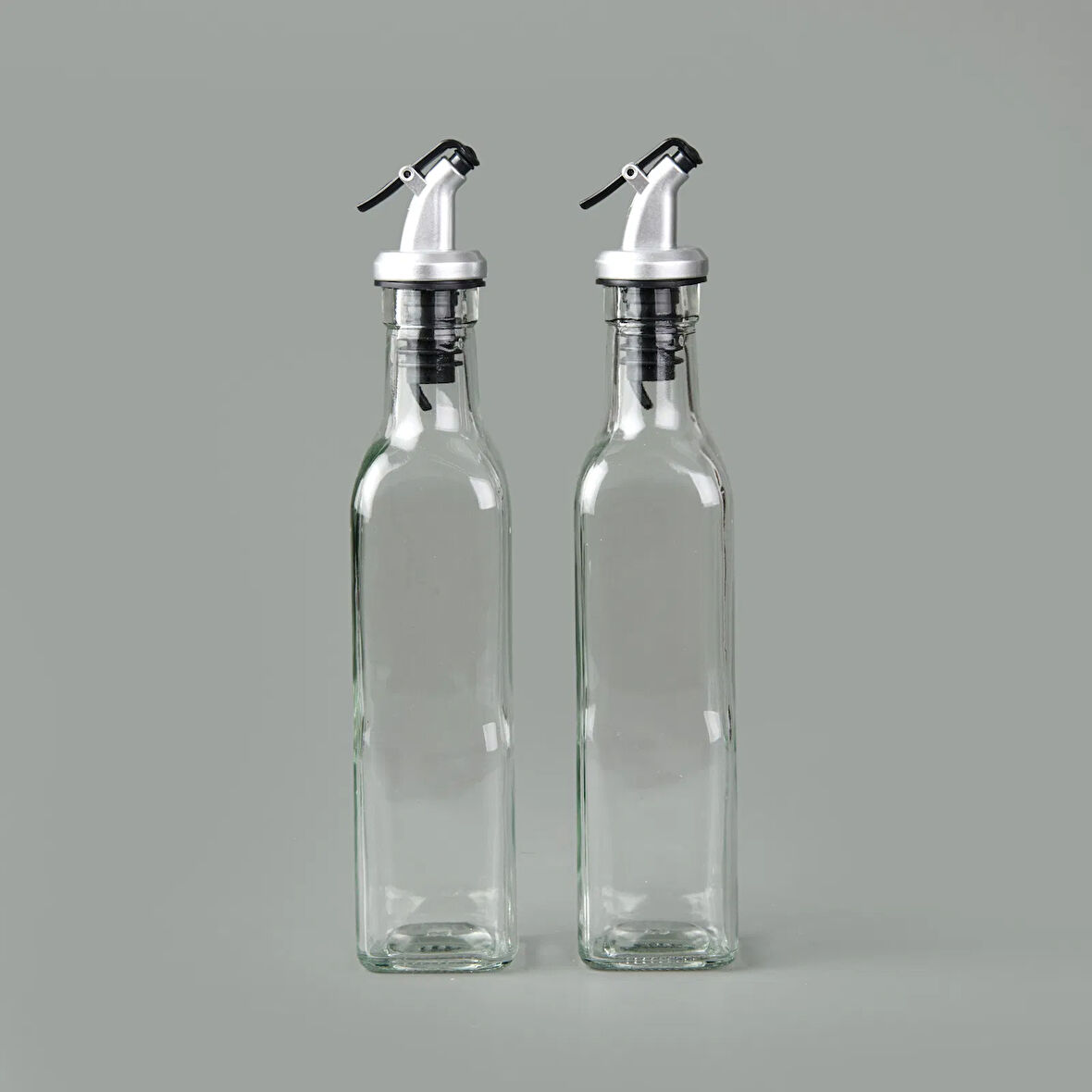 2'li Cam Yağlık Sirkelik - Şeffaf - 300 ml