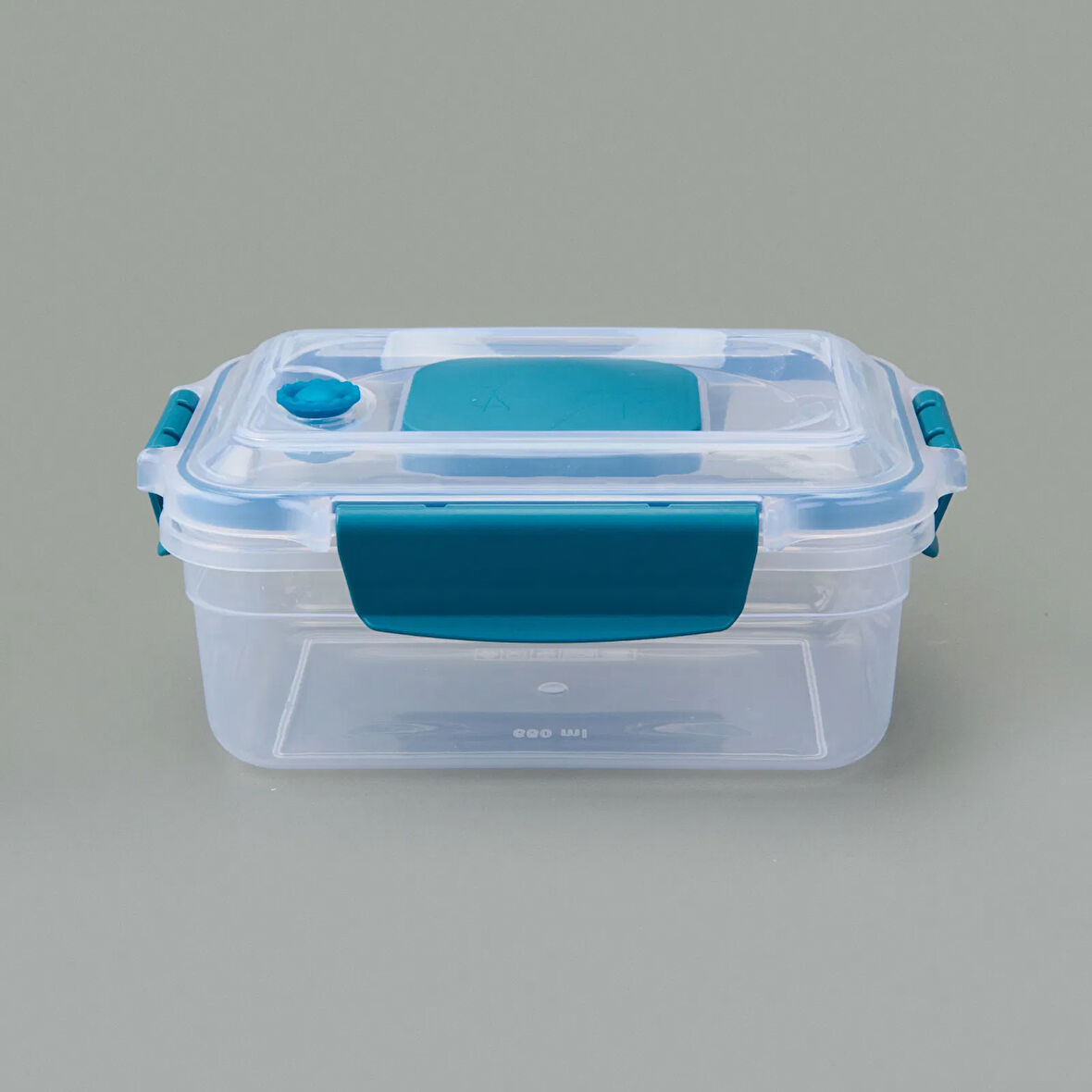 Diktdörtgen Vakumlu Kilitli Saklama Kabı - Asorti - 650 ml