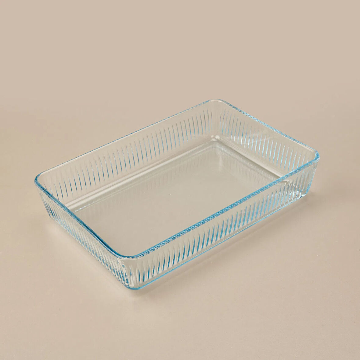 Borcam Fırın Tepsisi - Şeffaf - 30x20 cm