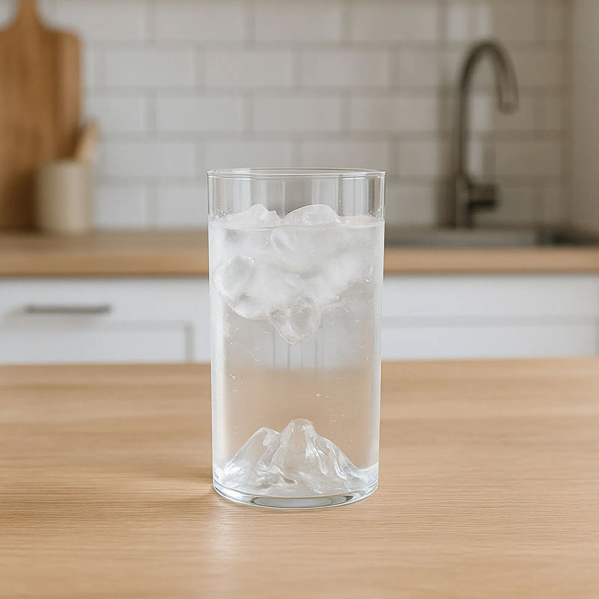 Star Dağlı Borosilikat Cam Bardak - Şeffaf - 300 ml