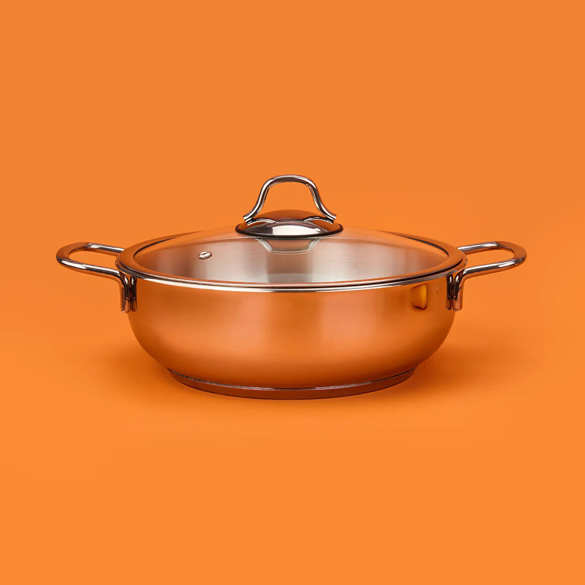 Paslanmaz Çelik Karnıyarık Tenceresi - Gri - 24 cm