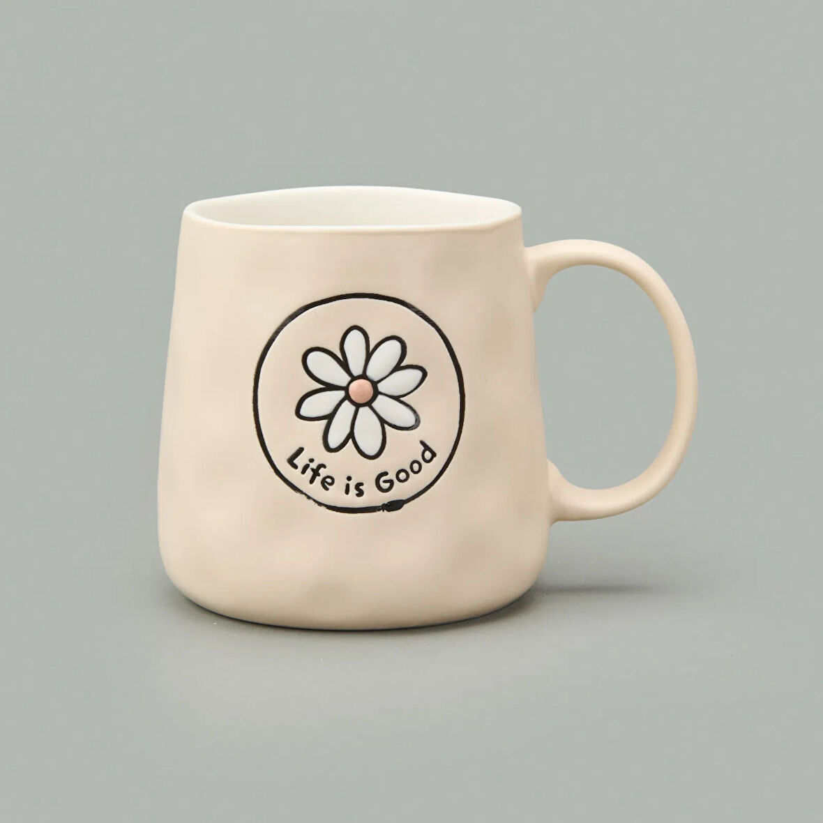 Kitchen Life is Good Kupa - Krem - 450 ml