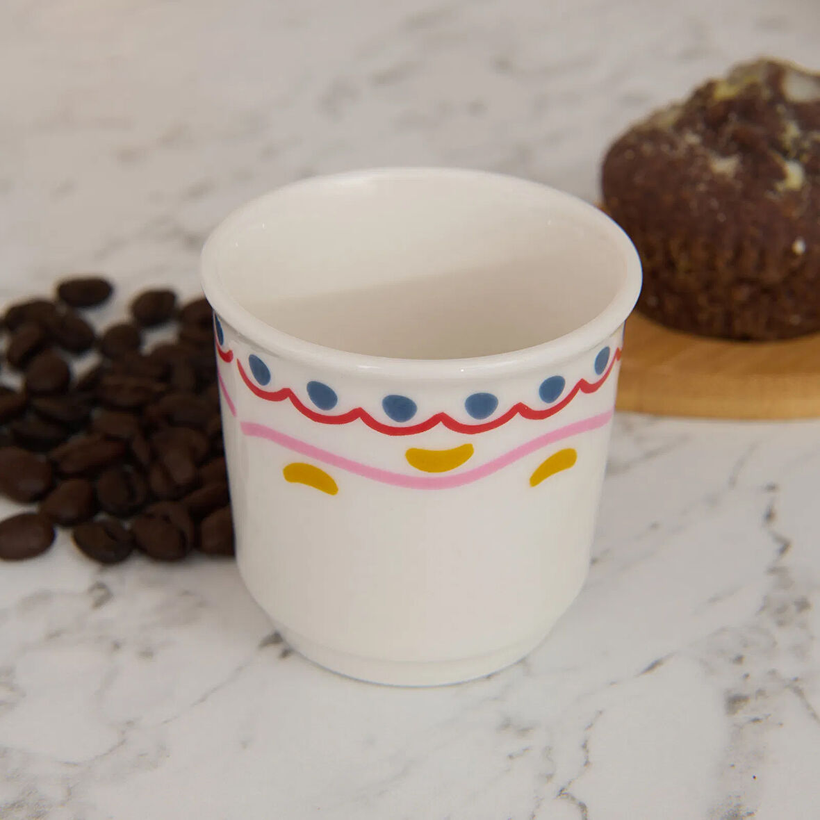 Kitchen Magique Espresso Fincanı - Renkli - 80 ml