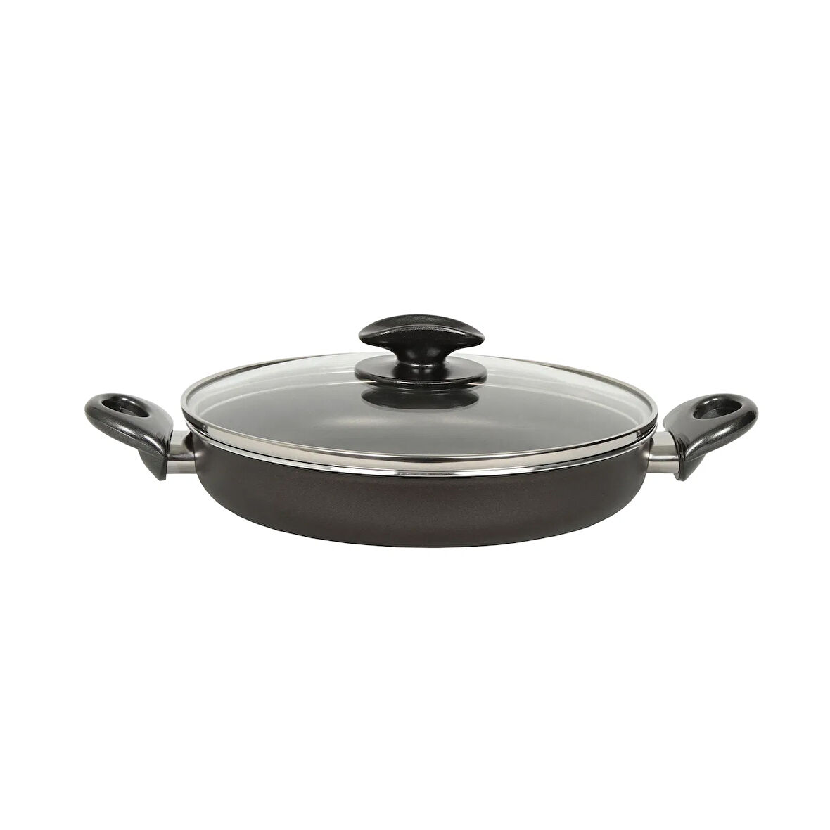 Onyx Çift Taraf Teflon Tava - Siyah - 22 cm